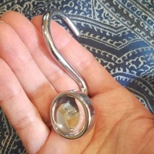 Set of 26 chrome Sshaped shower rings from Target